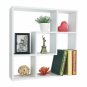 HAO ALWAYS DO BETTER Geometric Squares Display Shelf with 5 Cubes,Storage Shelf