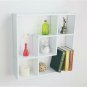 HAO ALWAYS DO BETTER Geometric Squares Display Shelf with 5 Cubes,Storage Shelf