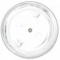 24 Pack 25oz Clear Plastic Jars PET With Orange Lid For Food, Powder Storage