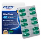 Equate NiteTime Cold & Flu Multi-Symptom Relief, 24 count
