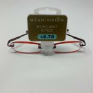 Magnivision® and Foster Grant Elegant Reading Glasses Unisex +2.75 Classic Tech