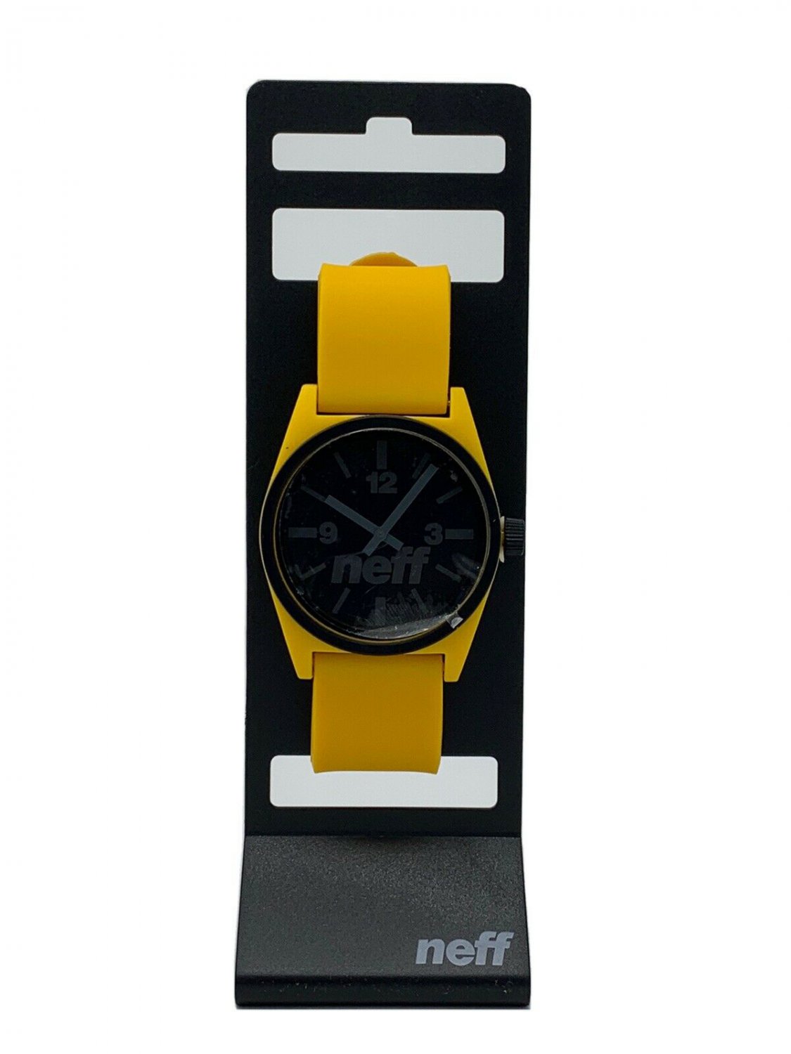 New! Neff Men's Analog Display Japanese Quartz Watch Fashion Wristwatch Yellow