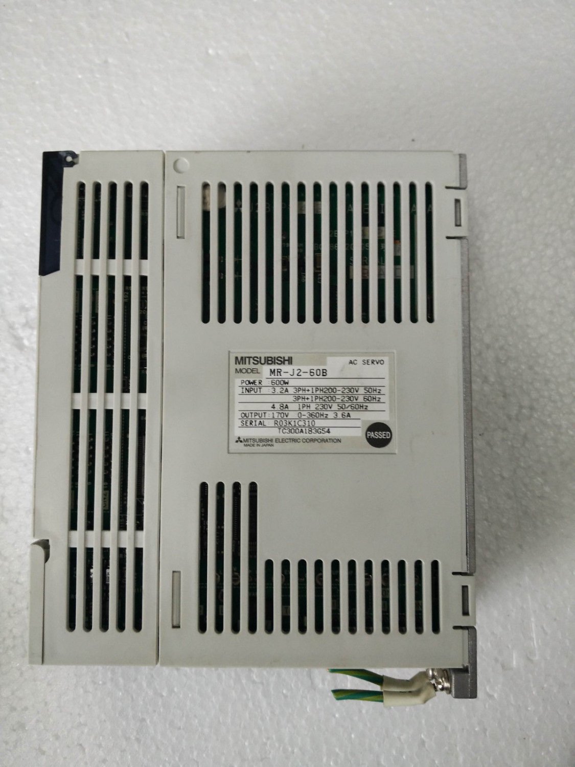 Mitsubishi Servo Drive MR-J2-60B EXPEDITED SHIPPING MRJ260B USED