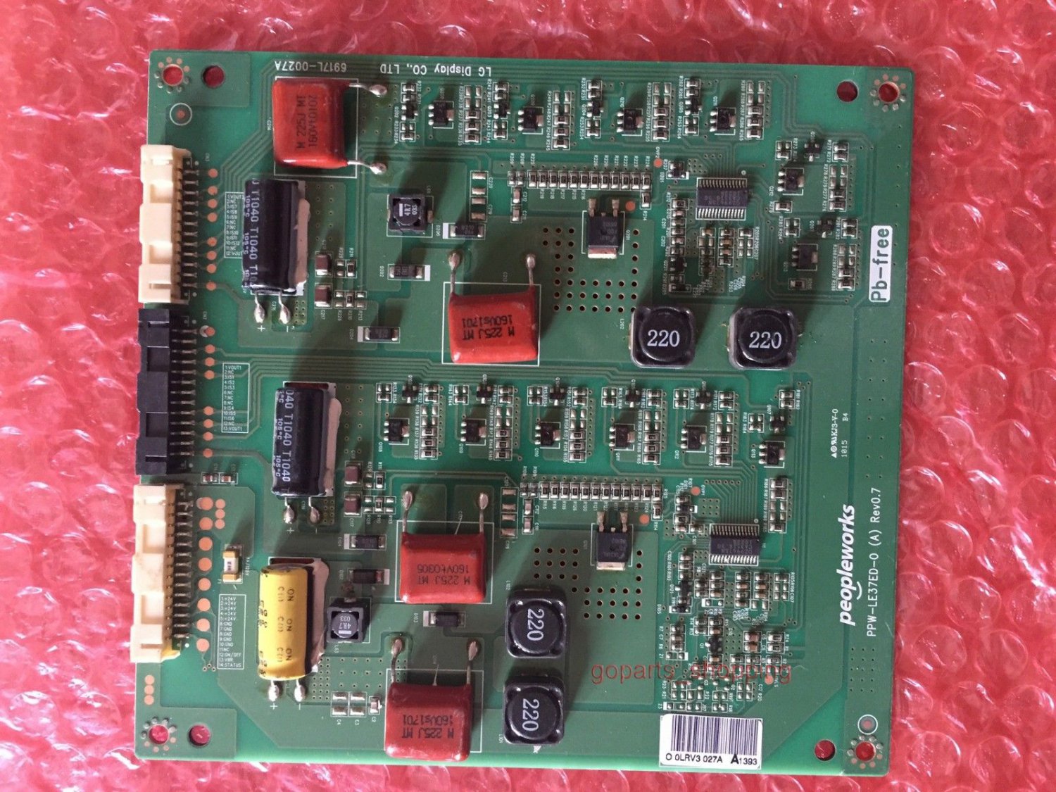 Original LG Display LED Drive board 6917L-0027A PPW-LE37ED-0(A) REV:0.7