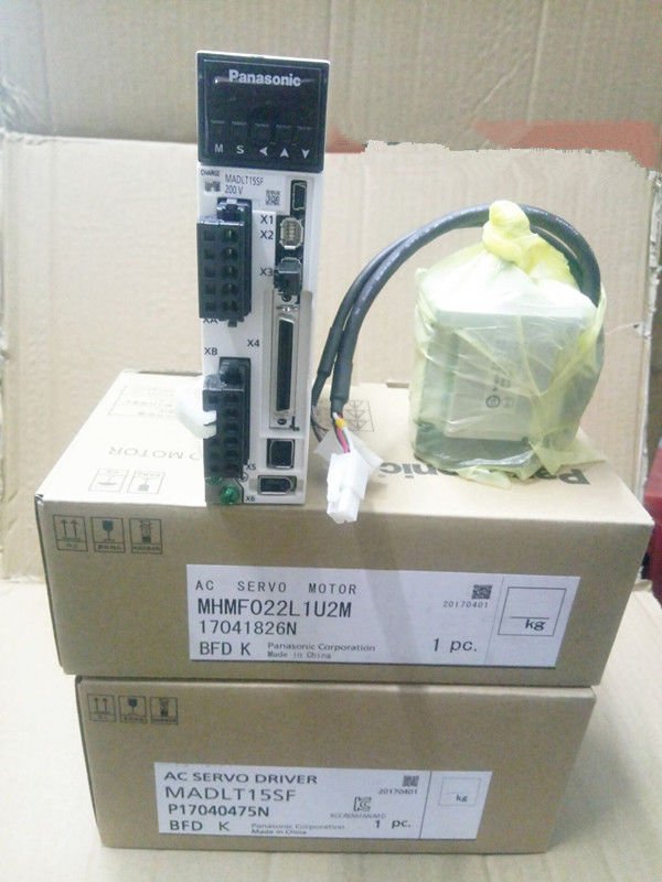 MHMF022L1U2M+MADLT15SF AC Servo motor drive kits 60mm 200w 3000rpm 0.64Nm