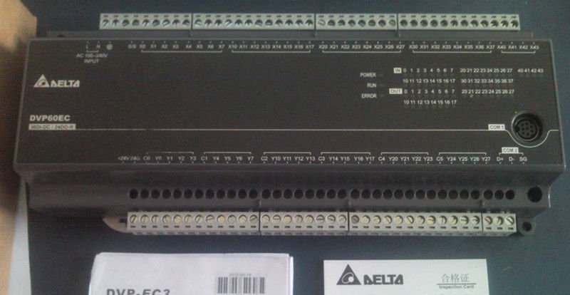 DVP60EC00R3 Delta EC3 Series Standard PLC DI 36 DO 24 Relay 100-240VAC new
