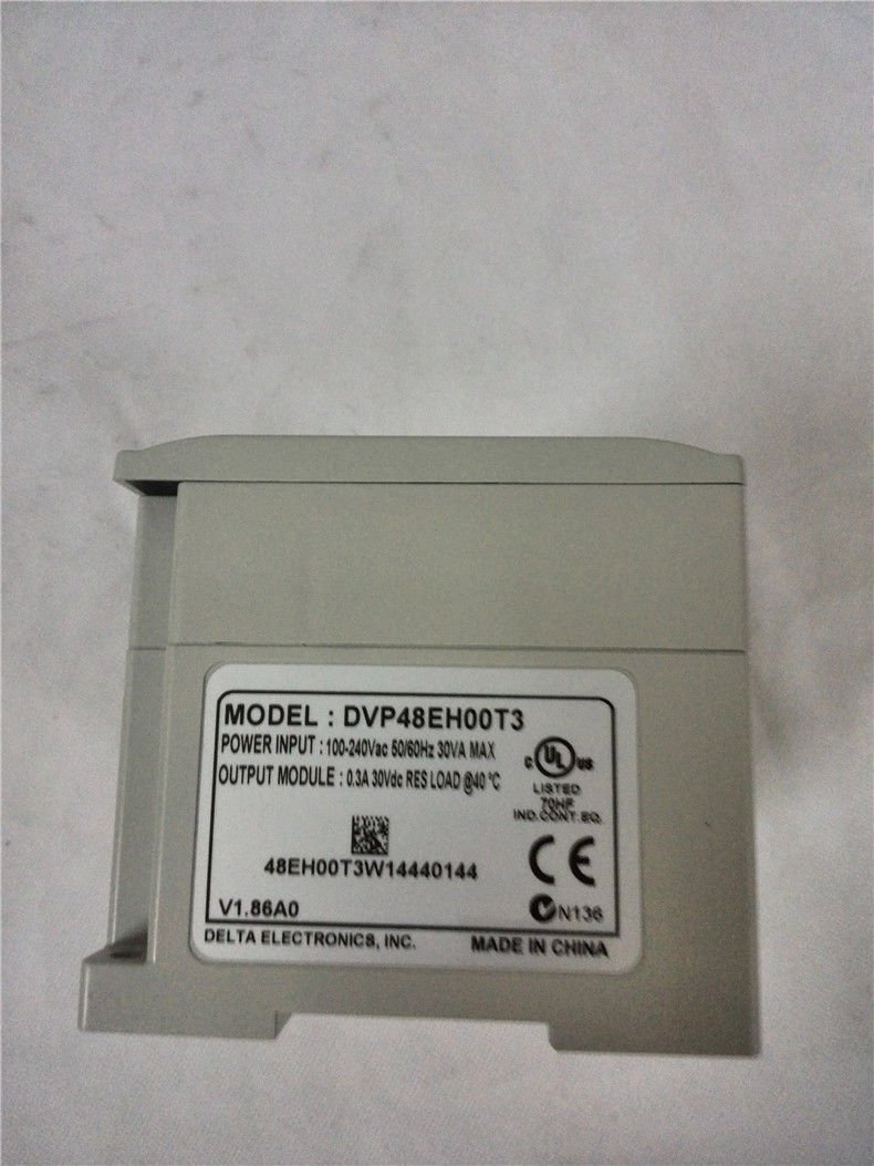 DVP48EH00T3 Delta EH2/EH3 Series PLC DI 24 DO 24 Transistor output 100-240VAC