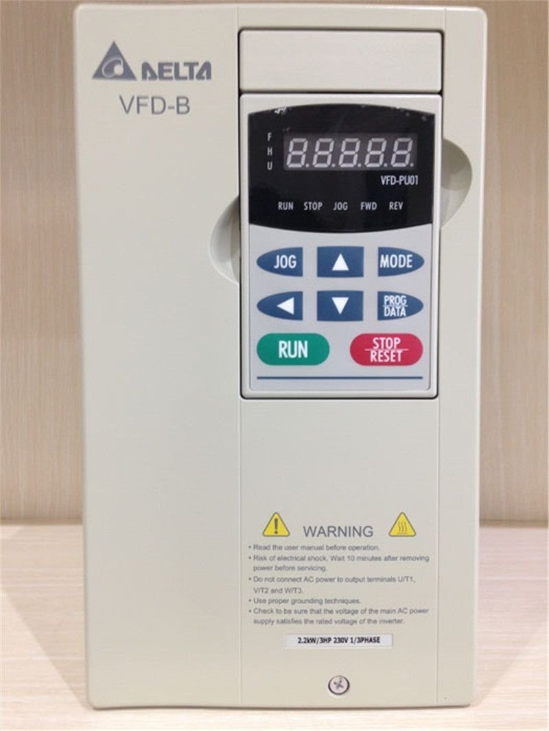 VFD022B21A DELTA VFD-B Inverter Frequency Converter 2.2kw 3HP 1 PHASE ...