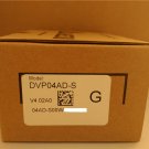 DVP04AD-S Delta S Series PLC Analog I/O Module AI4 new in box