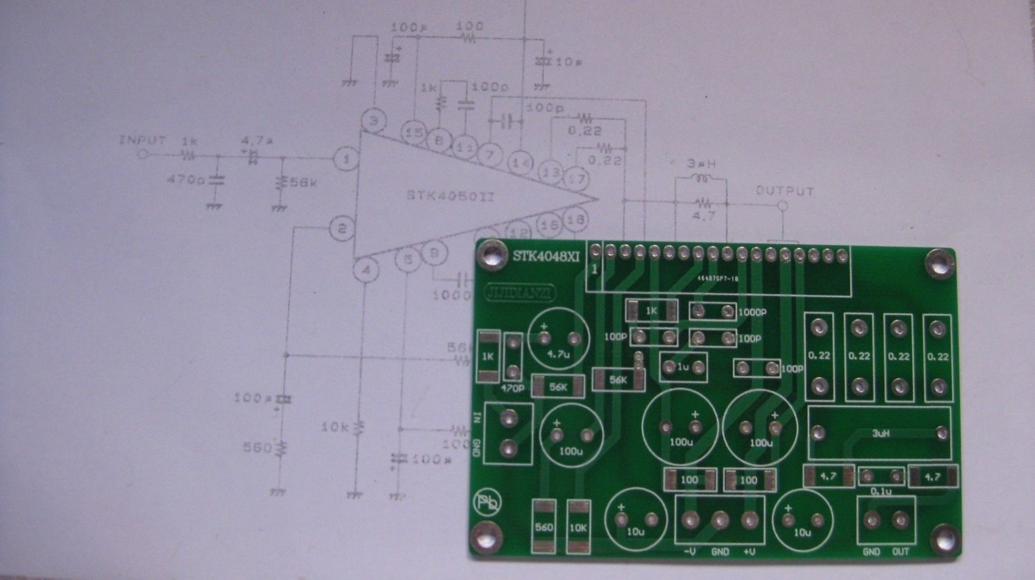 STK40xx series universal power amplifier PCB board in stock