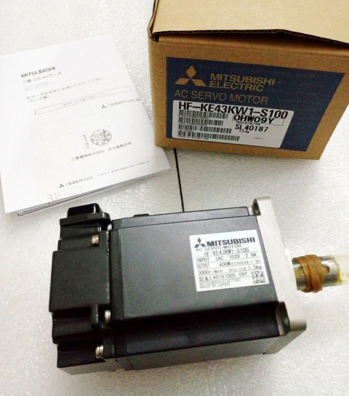 Brand new Mitsubishi Servo Motor HF-KE43KW1-S100 IN BOX HFKE43KW1S1