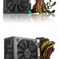 Free DHL ETH MINER Gold POWER 1600W supply for R9 380 RX 470 RX480 6 GPU CARDS