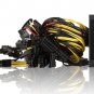 Free DHL ETH MINER Gold POWER 1600W supply for R9 380 RX 470 RX480 6 GPU CARDS