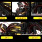 Free DHL ETH MINER Gold POWER 1600W supply for R9 380 RX 470 RX480 6 GPU CARDS