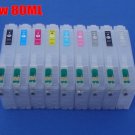 80ML 9pcs for EPSON  SureColor P600 refillable ink cartridge with Auto Reset Chip