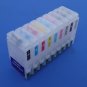 80ML 9pcs for EPSON  SureColor P600 refillable ink cartridge with Auto Reset Chip
