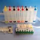 Empty Eco-Sovlent CISS bulk system for EPSON  Stylus Photo R1900 printer with ARC