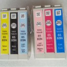 6x 85N genuine ink cartridge for EPSON  T60 R330 R1390 printer; T0851N - T0856N