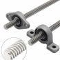 T8 Lead screw+brass copper nut KFL08 bearing Bracket+Flexible Coupling 3D&CNC