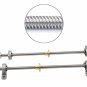 T8 Lead screw+brass copper nut KFL08 bearing Bracket+Flexible Coupling 3D&CNC