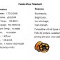 PLA Premium Bobina Filamento Impresion Impresora 3D 3.0mm 1kg 115m