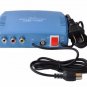 AC 220V EU plug AV To RF Modulator TV Switch Audio Video RCA Ant Input