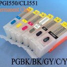 Refillable ink cartridge for Canon PIXMA MG7550 MG6350 MG7150 IP8750 printer