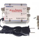 CATV VCR TV Antenna Signal Amplifier Booster Splitter 20DB 45Mhz to 860MHz 220V