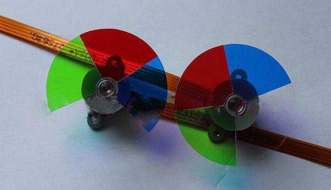New VP-DW1 Projector Color Wheel 4 Segment 35mm