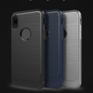 iPhone 10/X Case Matte Carbon Fiber TPU Silicone Back Cover For iPhone X Housing