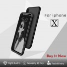 iPhone 10/X Cover Tempered Film+Frame+Back Case All-in-one 360 Degrees Fitted