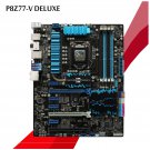 New For Asus P8Z77-V DELUXE Motherboard Intel Z77 DDR3 LGA1155 SATA 6Gb/s -c