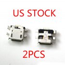 2pcs US stock ZTE Prelude / Avail 2 Z993 Z992 Connector Dock USB Charger Port WH