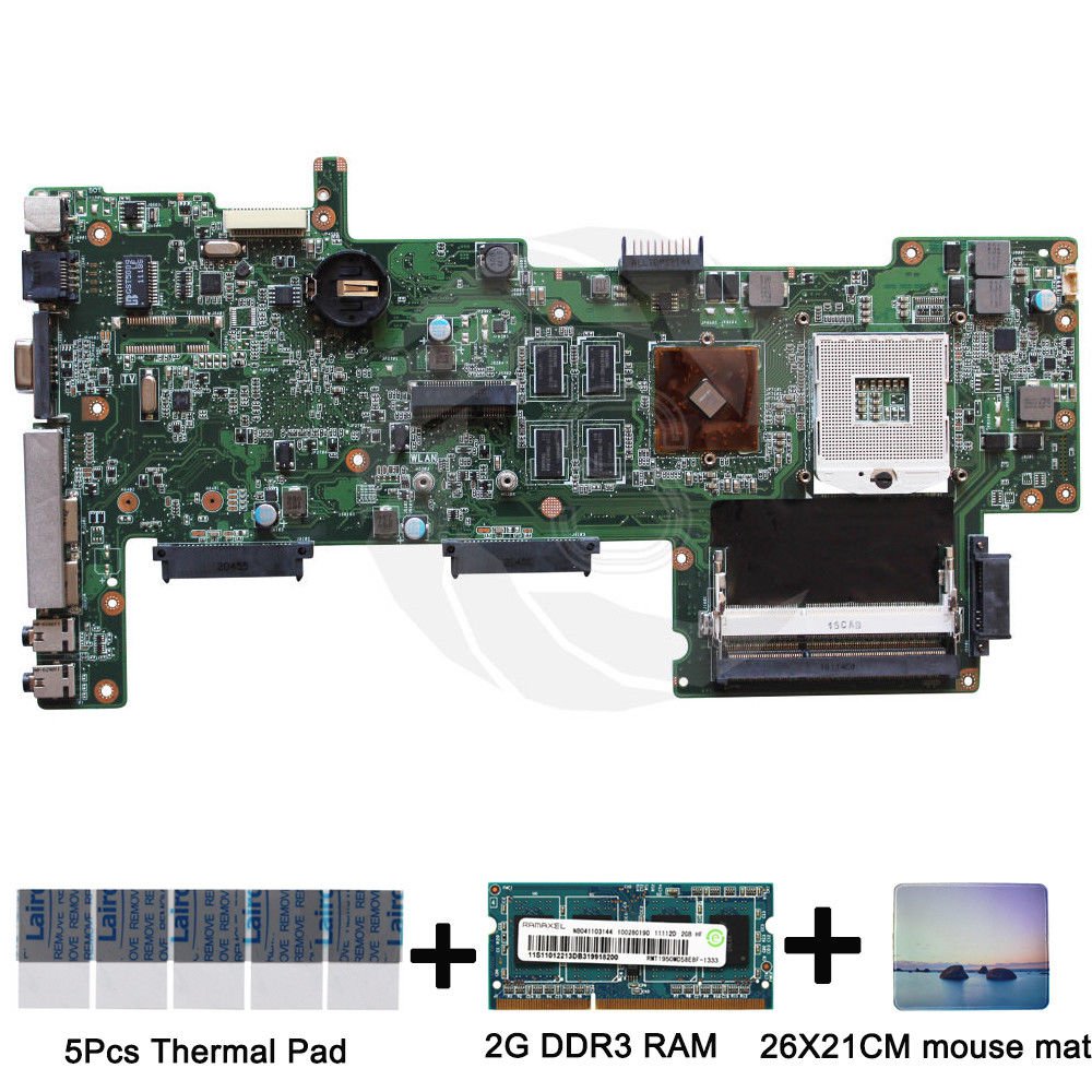 Asus K72JR rev 2.0 motherboard HM55 PGA989 60-NXHMB1000-E19 mainboard with gifts