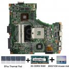 For Asus U41SV REV.2.0 motherboard GT540M with thermal Pad and mouse mat 2GB RAM