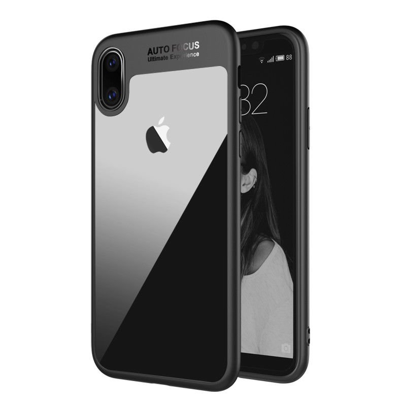 For iPhone X Case Hybrid Clear Ultra Thin Shockproof Crystal Phone Hard Cover