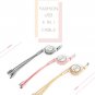 3 in1 Retractable 1M USB Cable Charging for TYPE-C for iphone/ Samsung Cable-c
