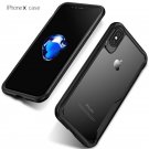 For Apple iPhone X Case Shockproof Hybrid Armor Hard Clear Back Silicon Cover-c