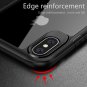 For Apple iPhone X Case Shockproof Hybrid Armor Hard Clear Back Silicon Cover-c