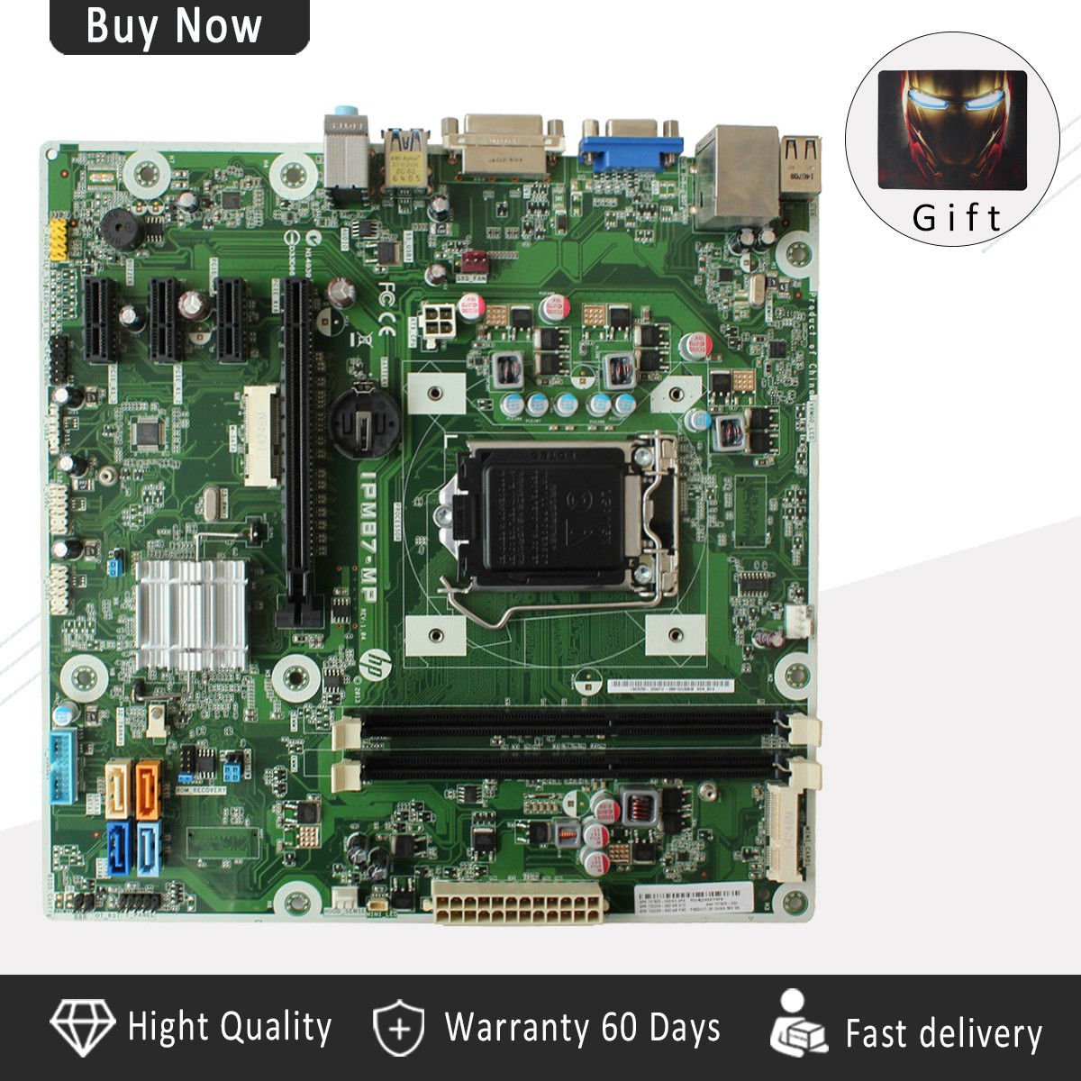 HP MEMPHIS-S IPM87-MP REV:1.04 Motherboard 707825-003 732239-503 Gift a Mouse-c