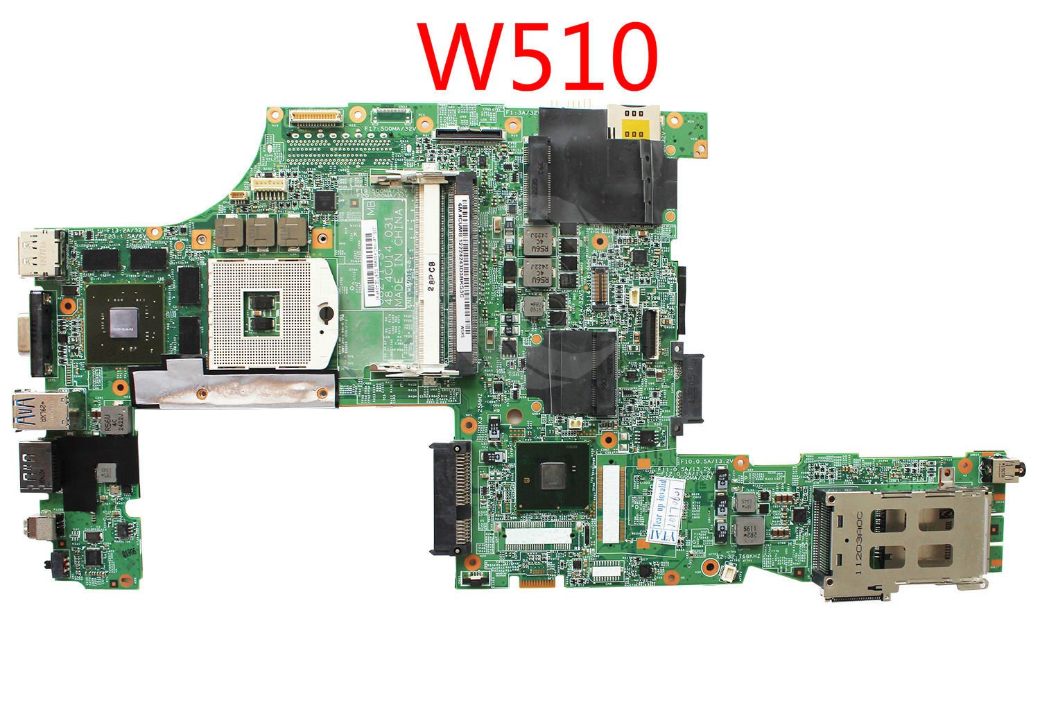 For Lenovo IBM W510 Intel Motherboard 63Y1896 QM57 W/ 4 Ram Slots s989 DDR3 WH