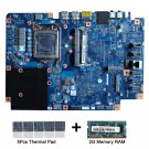 For Asus ET2410I Motherboard PCA70 LA-7522P with thermal Pad and 2GB DDR3 RAM