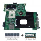 For Asus K42JC rev.2.0 Motherboard with thermal Pad and 2GB DDR3 memory RAM