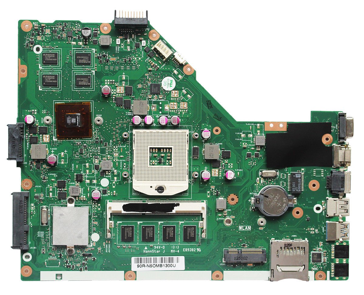 For ASUS X55VD REV.2.2 Motherboard HM76 DDR3 PGA989 GT610 1GB Mainboard WH