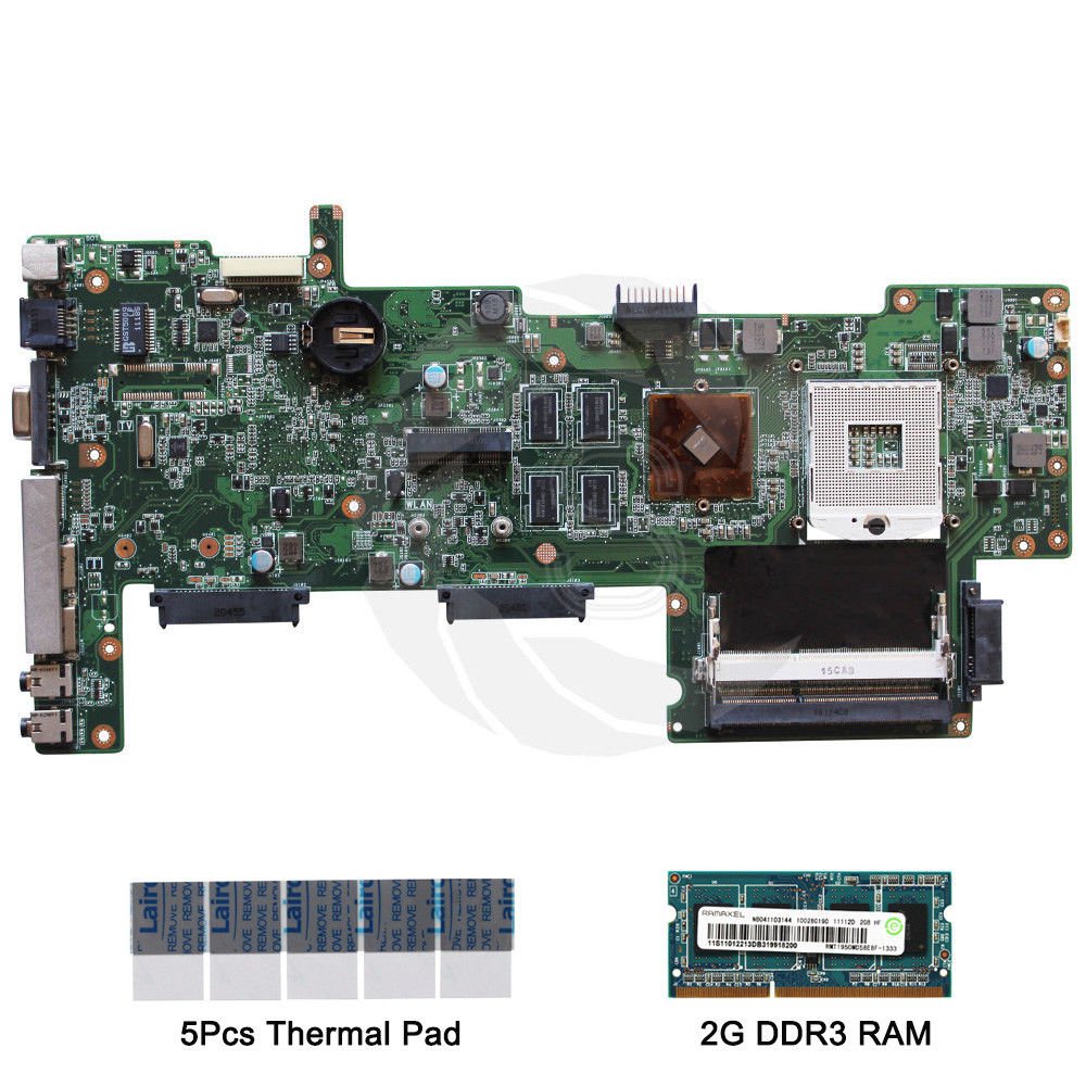 K72JR rev 2.0 motherboard for Asus Laptop HM55 DDR3 60-NXHMB1000-E19 mainboard