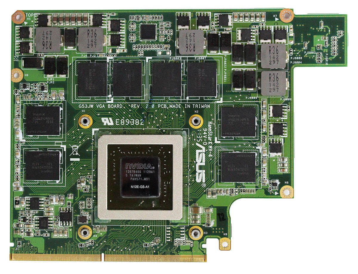 Asus G53JW REV.2.0 N12E-GS-A1 Graphic Video Card fit G53SW G53SX G73SW G73JW