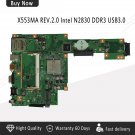 For Asus X553MA REV.2.0 Intel N2830 CPU 60NB04X0-MB1700 2.16GHz Motherboard-c