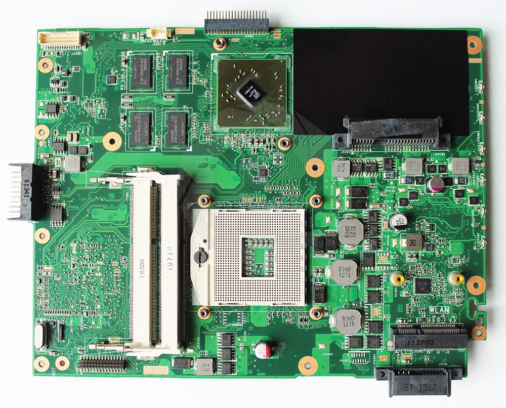 For Asus K52JT K52JR REV 2.3A Laptop Motherboard S989 60-N1WMB1100-A22 Mainboard