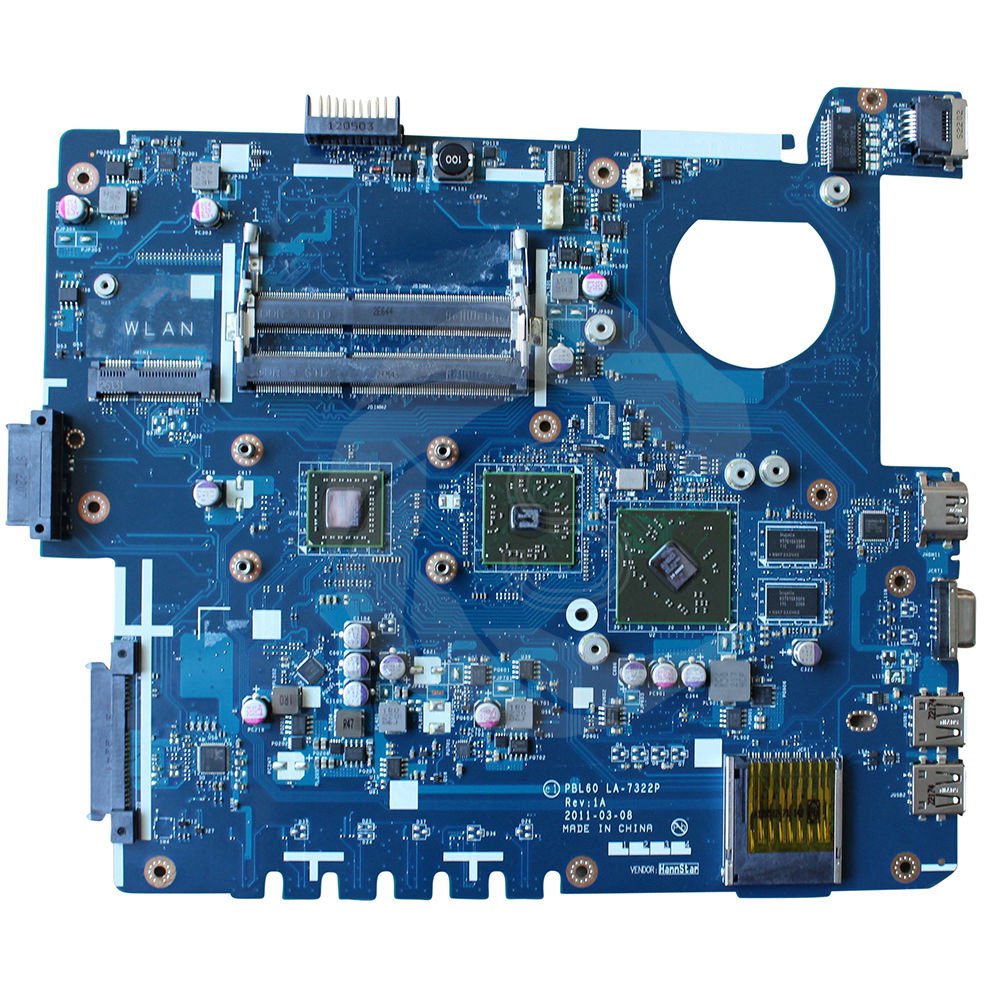 Asus PBL60 LA-7322P motherboard For X53U A53U K53U E-450 Cpu 60-N57MB2600-A01