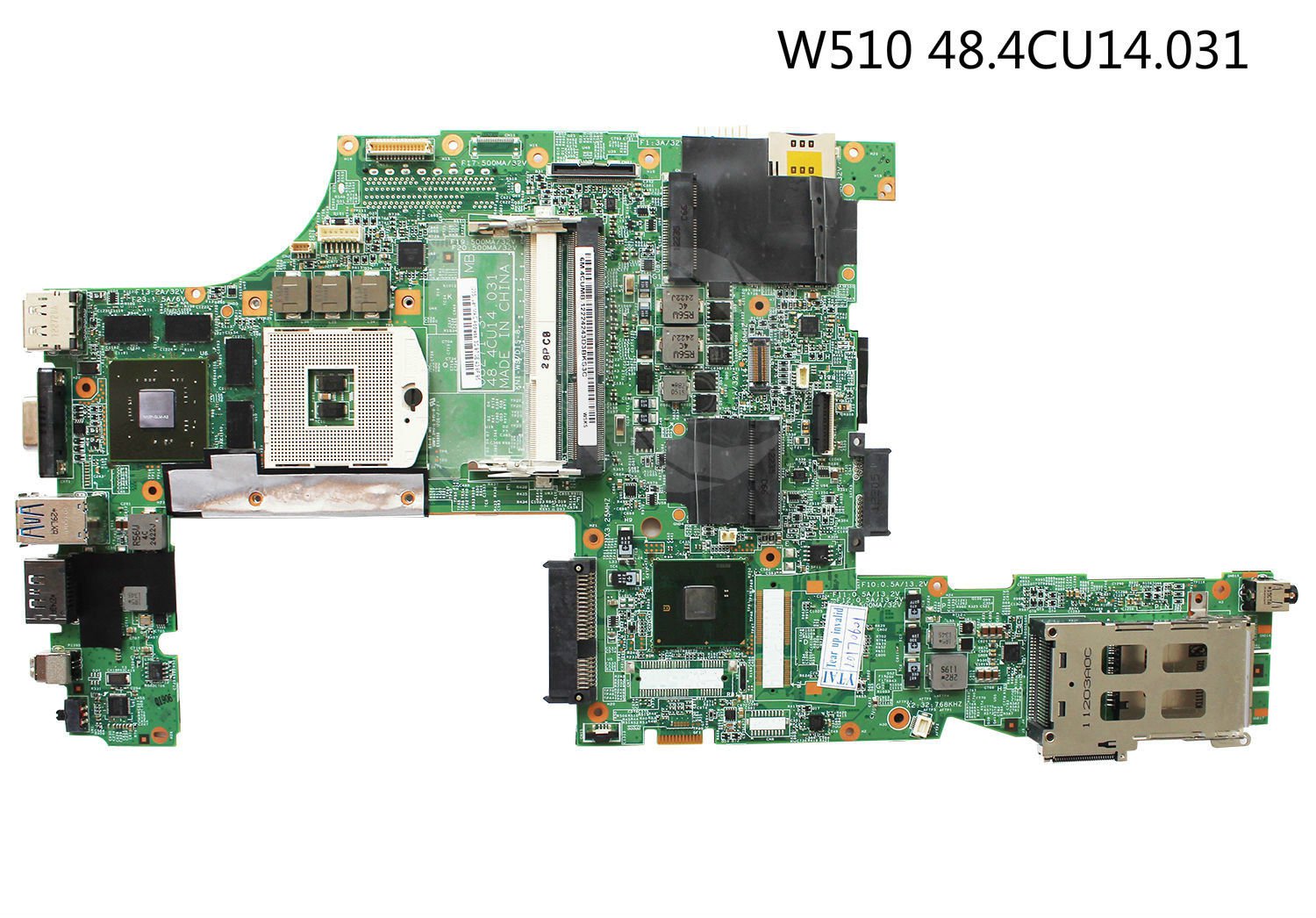Lenovo IBM W510 QM57 W/ 4 Ram Slots s989 DDR3 Laptop Motherboard Intel 63Y1896-c